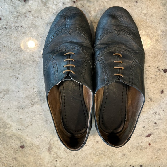 Poppy Barley Navy Blue Oxfords- see description - Picture 2 of 7